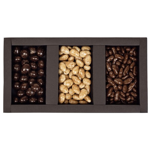 Zestaw prezentowy bombonierka - bakalie w czekoladzie